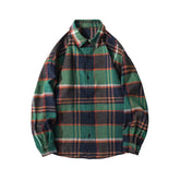 Plaid Long Sleeve Loose Shirt